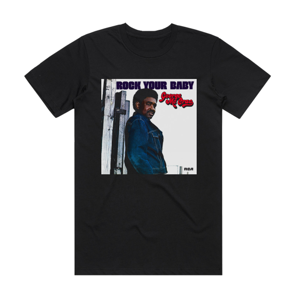 George McCrae Rock Your Baby Album Cover T-Shirt Black