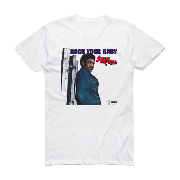 George McCrae Rock Your Baby Album Cover T-Shirt White