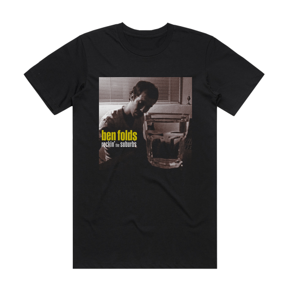 Ben Folds Rockin The Suburbs Album Cover T-Shirt Black