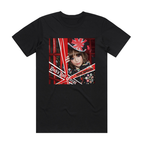 Ayumi Hamasaki Rocknroll Circus Album Cover T-Shirt Black