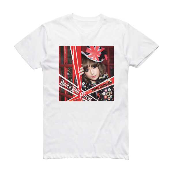 Ayumi Hamasaki Rocknroll Circus Album Cover T-Shirt White