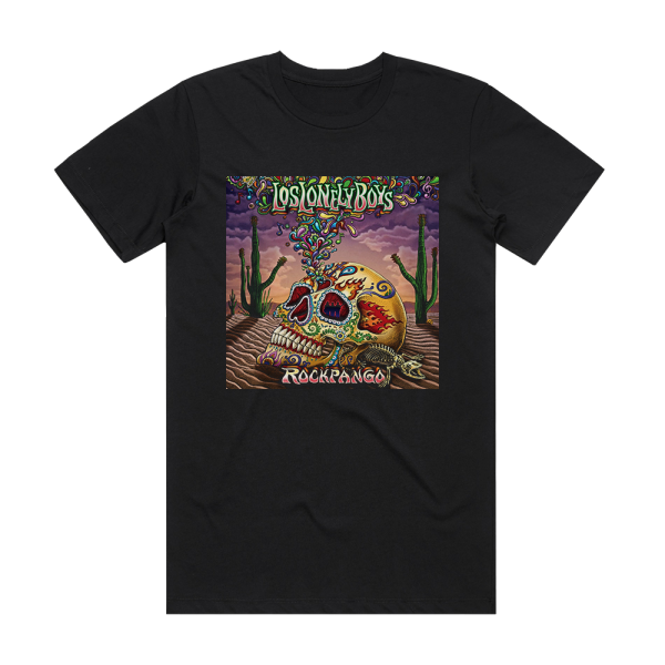 Los Lonely Boys Rockpango Album Cover T-Shirt Black