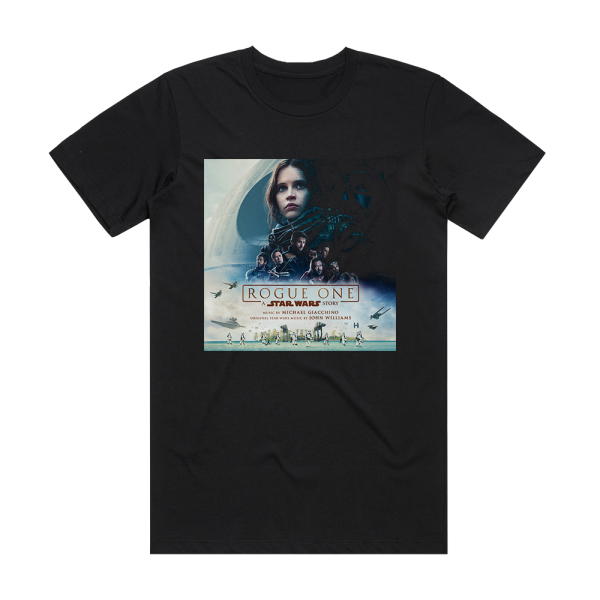 Michael Giacchino Rogue One A Star Wars Story 2 Album Cover T-Shirt Black