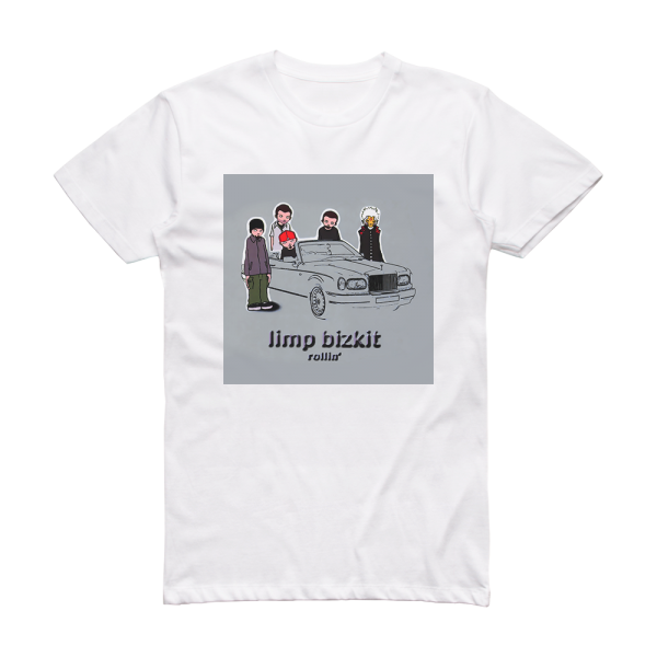 Limp Bizkit Rollin 2 Album Cover T-Shirt White