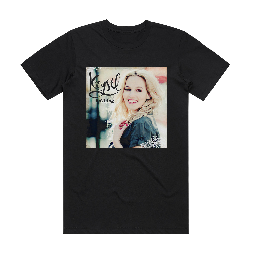 Krystl Rolling Album Cover T-Shirt Black