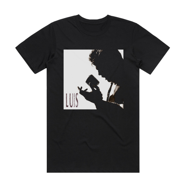 Luis Miguel Romance Album Cover T-Shirt Black