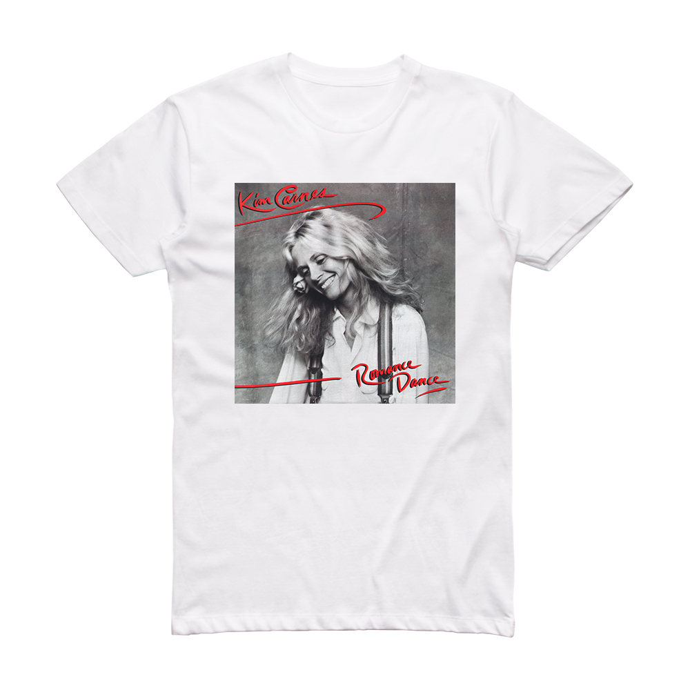 Kim Carnes Romance Dance 1 Album Cover T-Shirt White – ALBUM COVER T-SHIRTS
