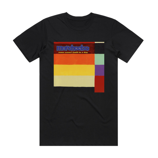 Morcheeba Rome Wasnt Built In A Day 1 Album Cover T-Shirt Black