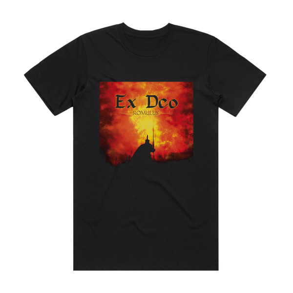 Ex Deo Romulus 2 Album Cover T-Shirt Black