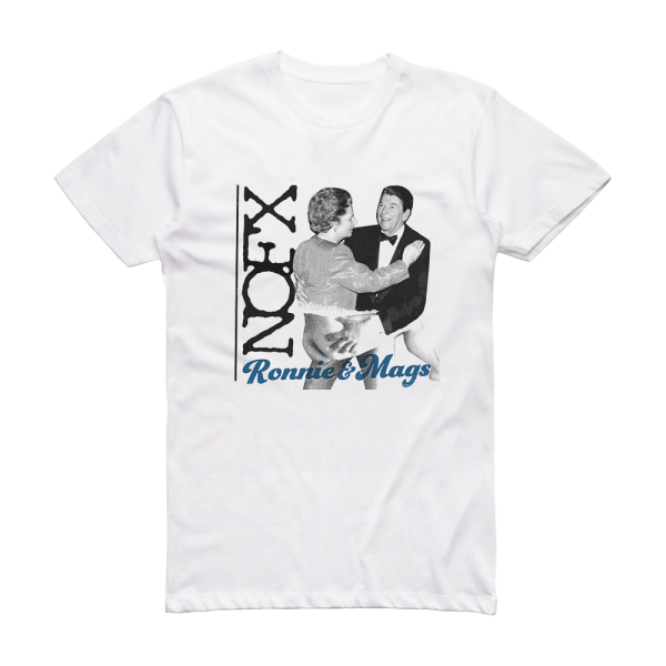 NOFX Ronnie Mags Album Cover T-Shirt White