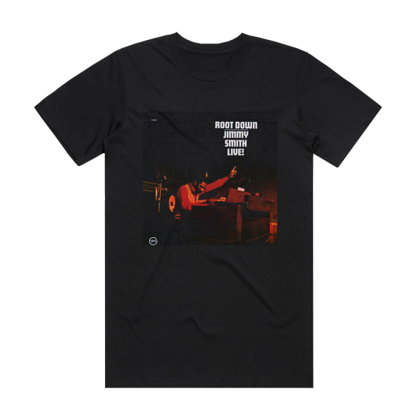 Jimmy Smith Root Down Album Cover T-Shirt Black