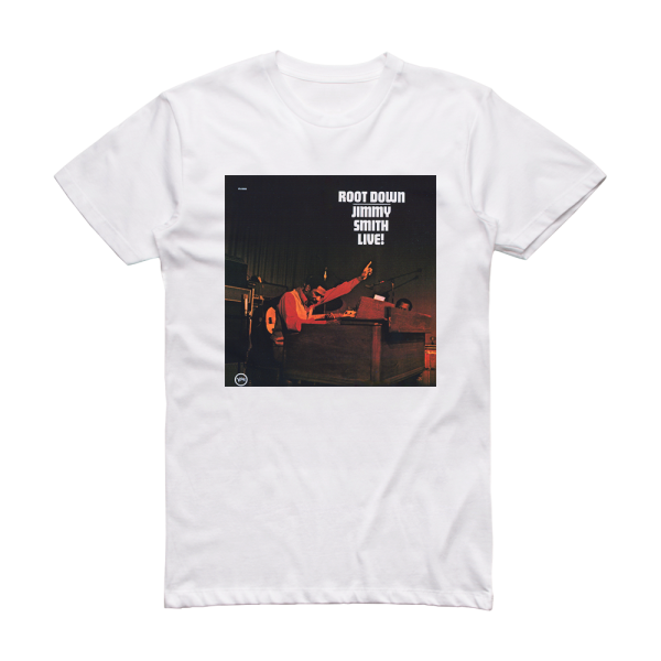 Jimmy Smith Root Down Album Cover T-Shirt White