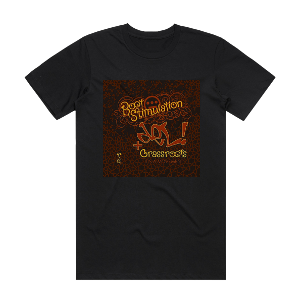 Del the Funky Homosapien Root Stimulation Album Cover T-Shirt Black