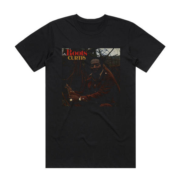 Curtis Mayfield Roots Album Cover T-Shirt Black