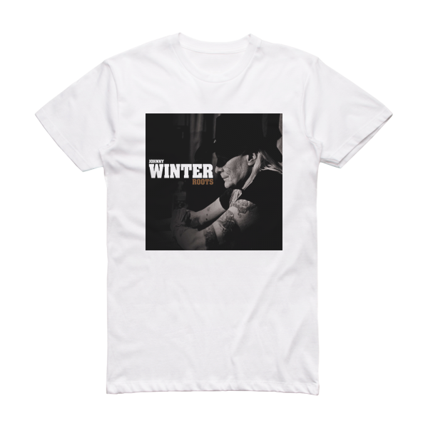 Johnny Winter Roots Album Cover T-Shirt White