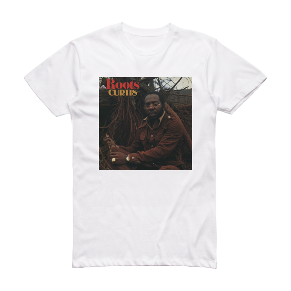 Curtis Mayfield Roots Album Cover T-Shirt White