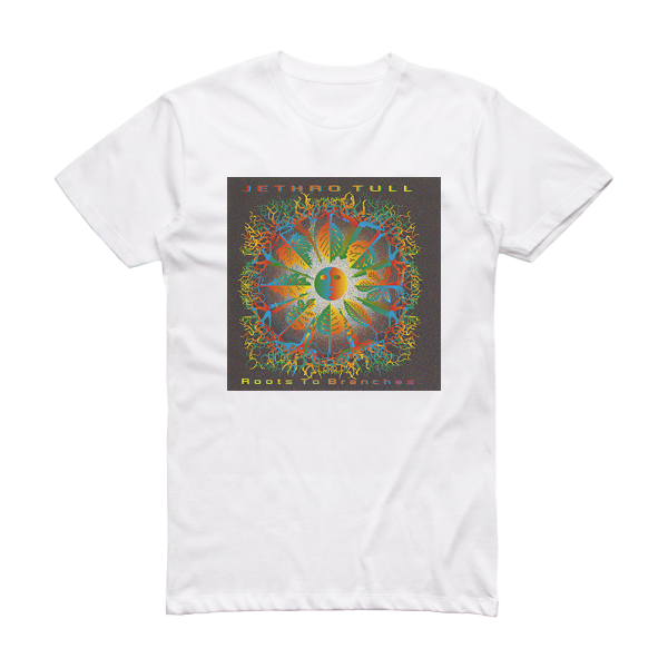 Jethro Tull Roots To Branches Album Cover T-Shirt White