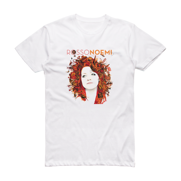 Noemi Rossonoemi Album Cover T-Shirt White