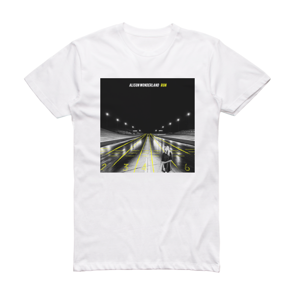 Alison Wonderland Run Album Cover T-Shirt White