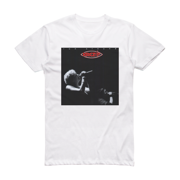 Krezip Run Around Album Cover T-Shirt White