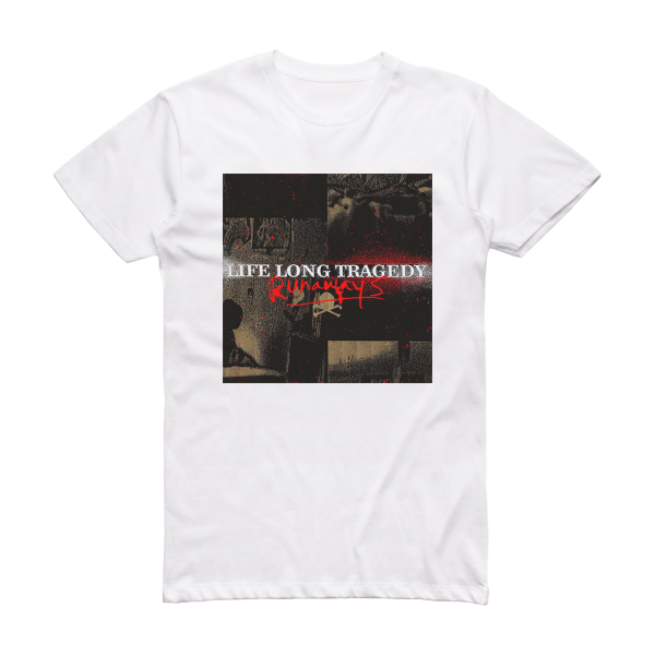 Life Long Tragedy Runaways Album Cover T-Shirt White
