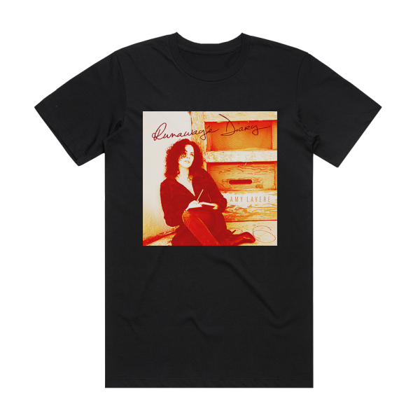 Amy LaVere Runaways Diary Album Cover T-Shirt Black
