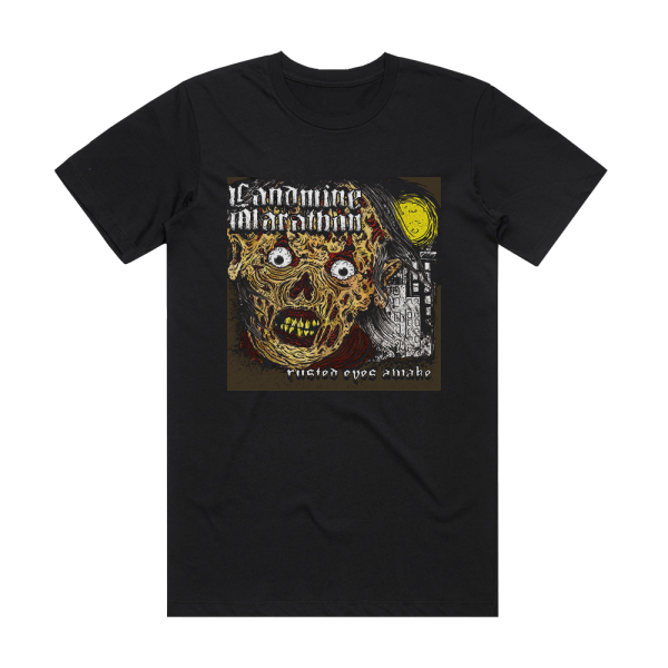 Landmine Marathon Rusted Eyes Awake Album Cover T-Shirt Black