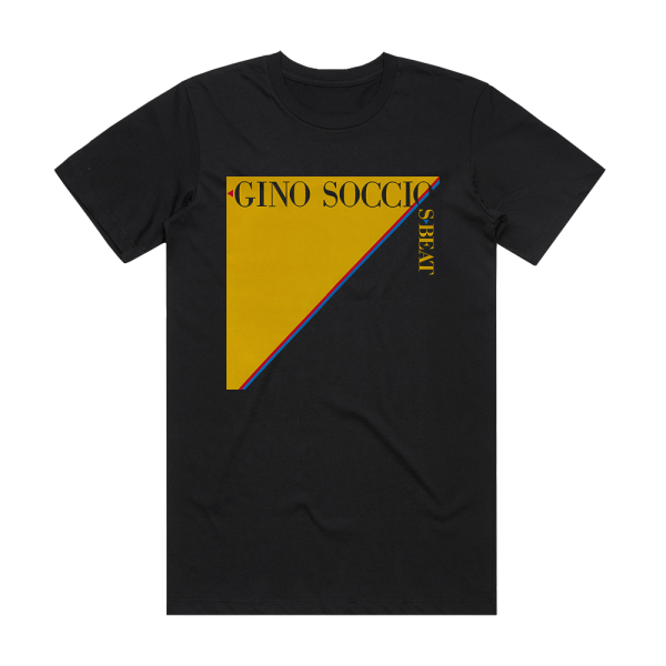 Gino Soccio S Beat Album Cover T-Shirt Black