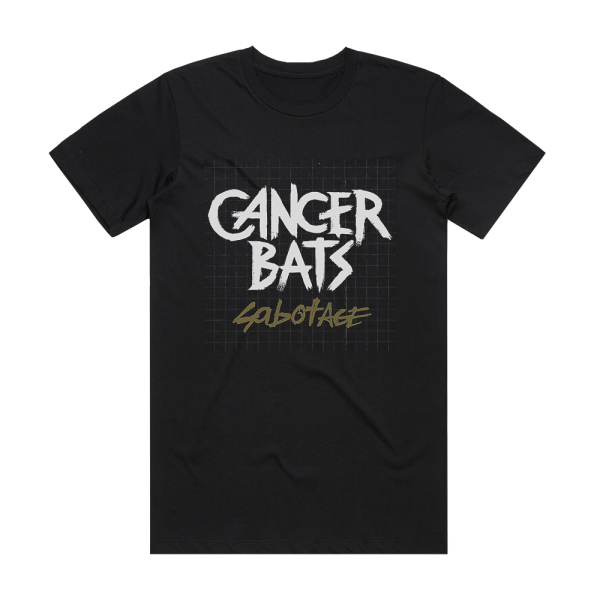 Cancer Bats Sabotage Album Cover T-Shirt Black