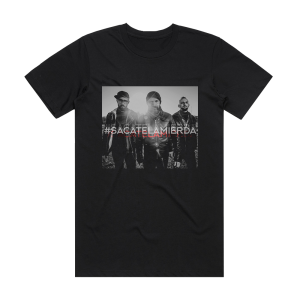 Carajo Sacate La Mierda Album Cover T-Shirt Black