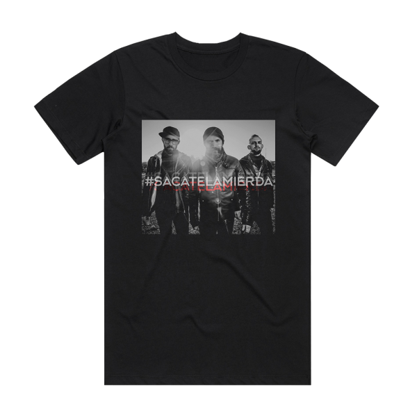 Carajo Sacate La Mierda Album Cover T-Shirt Black