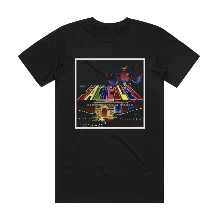 Dimitri From Paris Sacrebleu Album Cover T-Shirt Black – ALBUM COVER T ...