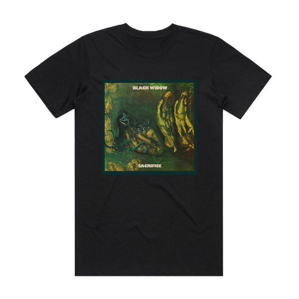 Black Widow Sacrifice Album Cover T-Shirt Black