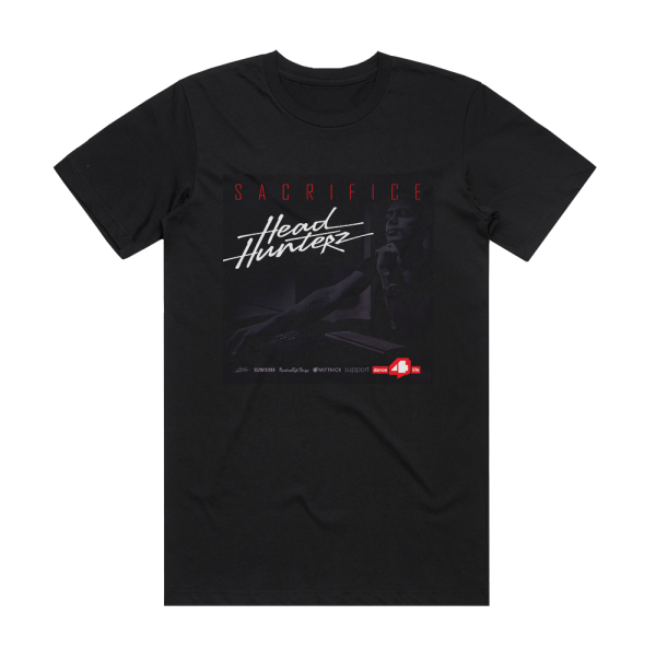 Headhunterz Sacrifice Album Cover T-Shirt Black