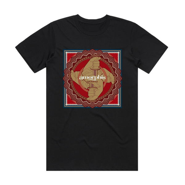 Amorphis Sacrifice Album Cover T-Shirt Black