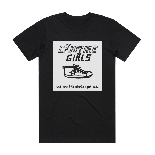 Campfire Girls Sad Dog Ep Album Cover T-Shirt Black