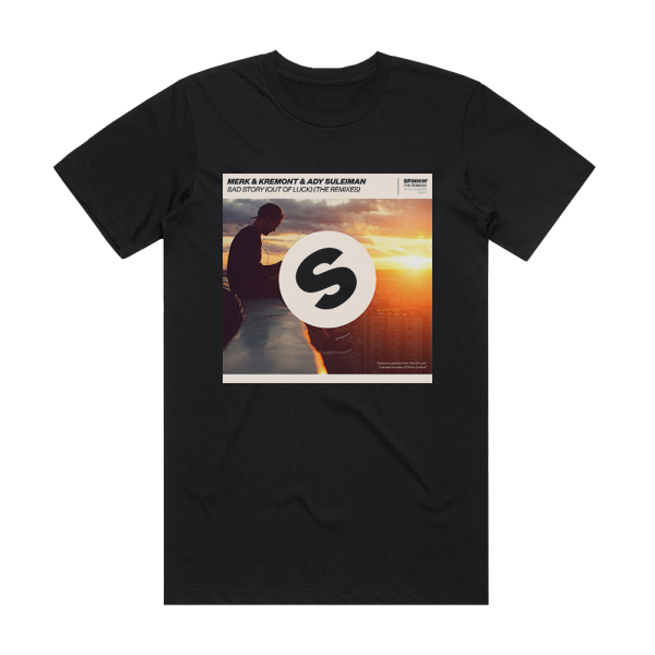 Merk and Kremont Sad Story Out Of Luck 2 Album Cover T-Shirt Black