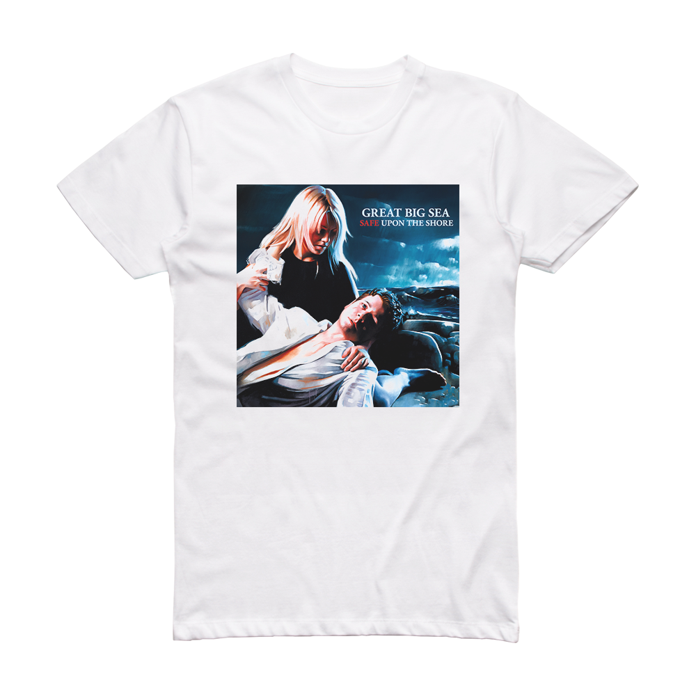 Great Big Sea Safe Upon The Shore Album Cover T-Shirt White – ALBUM