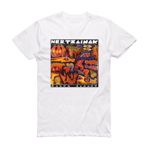 Hertzainak Salda Badago Album Cover T-Shirt White