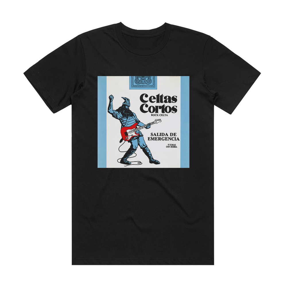 Celtas Cortos Salida De Emergencia Album Cover T-shirt Black – Album 