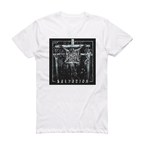 Funeral Mist Salvation 2 Album Cover T-Shirt White