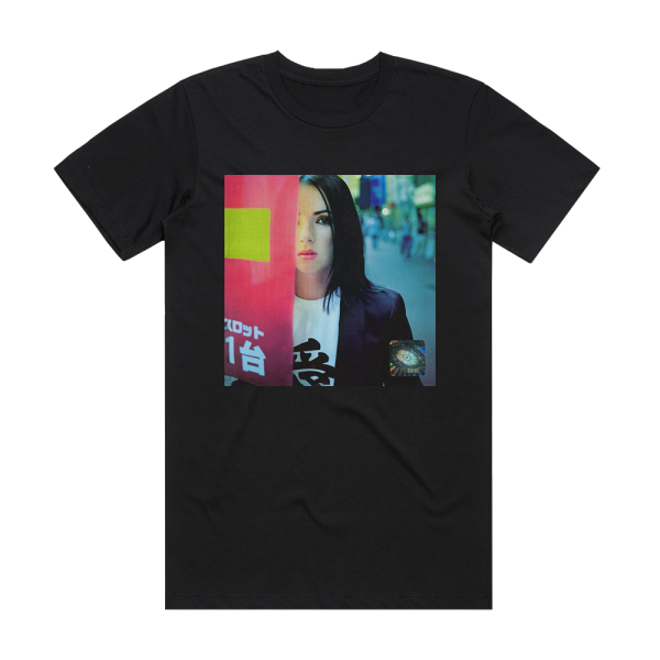 Kasia Kowalska Samotna W Wielkim Miecie Album Cover T-Shirt Black