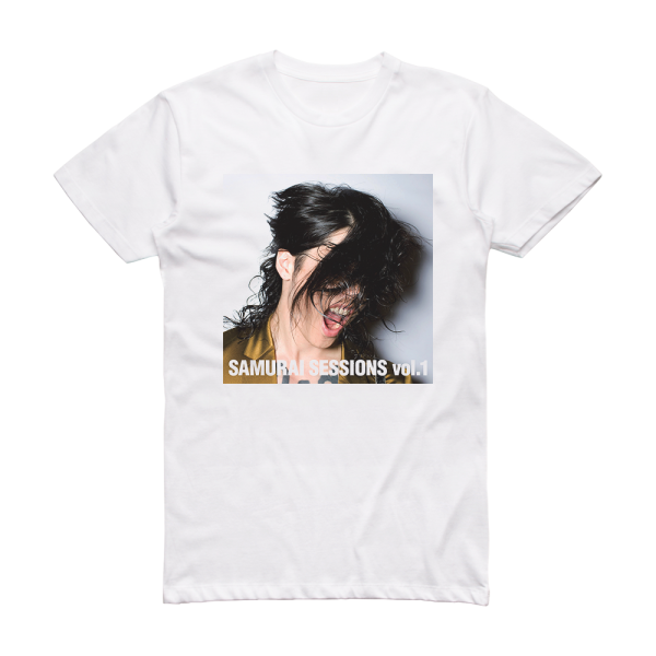 MIYAVI Samurai Sessions Vol1 Album Cover T-Shirt White