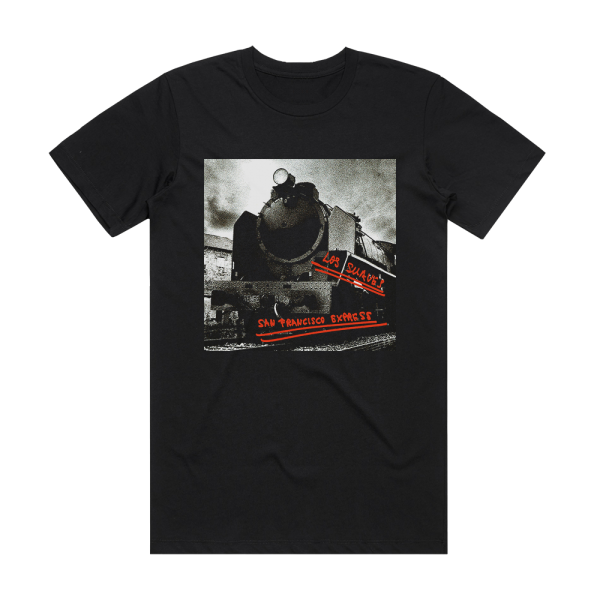 Los Suaves San Francisco Express Album Cover T-Shirt Black