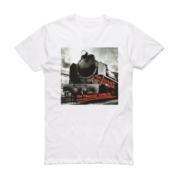 Los Suaves San Francisco Express Album Cover T-Shirt White