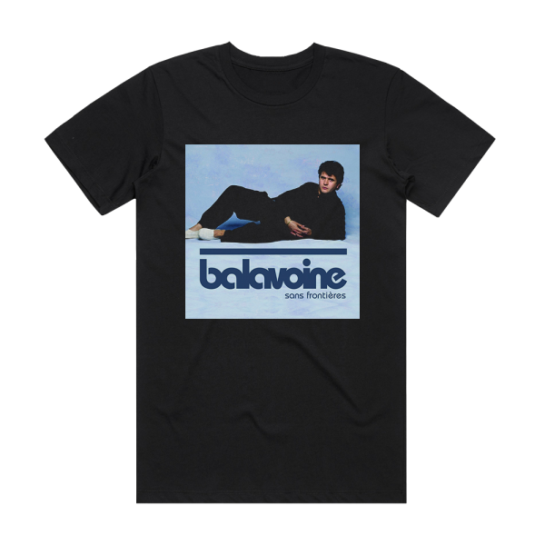 Daniel Balavoine Sans Frontires Album Cover T-Shirt Black