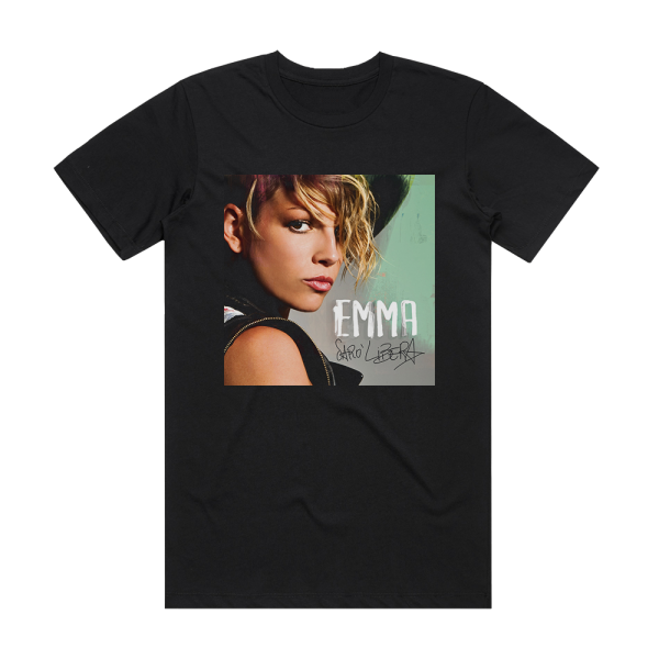 Emma Sar Libera Album Cover T-Shirt Black