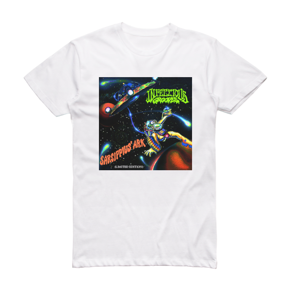 Infectious Grooves Sarsippius Ark 1 Album Cover T-Shirt White