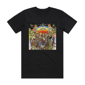 of Montreal Satanic Panic In The Attic Album Cover T-Shirt Black