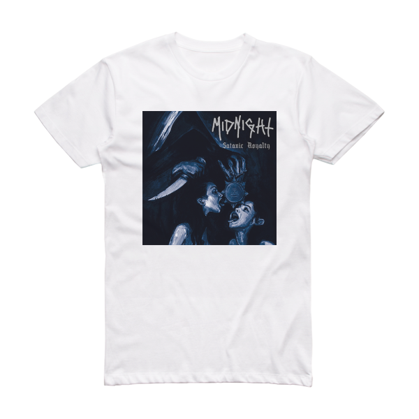 Midnight Satanic Royalty Album Cover T-Shirt White